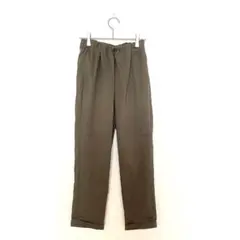 マルシャルテル ウエストギャザーテーパードパンツ テンセル 小さめ モスグリーンのサムネイル
