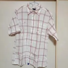 【値下】R. NEWBOLD 半袖シャツ Mサイズ チェック柄