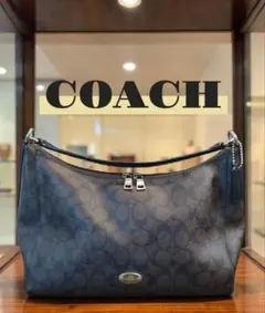 ​【訳あり】COACH コーチ シグネチャー　 ハンドバッグ