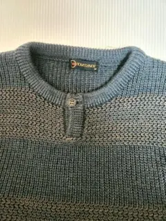 日本ヴィンテージ　80s　ヘンリーセーター　日本製　M