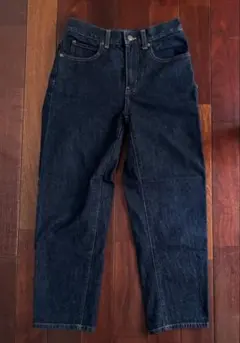 UNIQLO スラウチテーパードアンクルジーンズ サイズ22　カイハラデニム