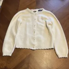 pom ponette カーディガン 130 アイボリー
