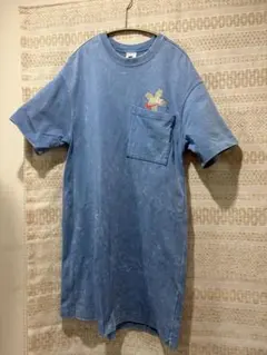 Nike 青色 ポケット付き ミニワンピース M