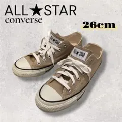 ALLSTARオールスター★ローカットスニーカー★ベージュ26㎝ コンバース