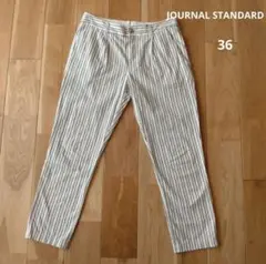 JOURNALSTANDARD パンツ ストライプ 36　ホワイトのサムネイル