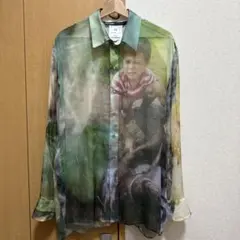米津玄師着用 ジルサンダー 20AW コヨーテ 水墨画シャツ - メルカリ