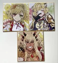 白猫プロジェクト　シャルロット＆オウガ　色紙セット