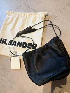 【リバーシブル】JIL SANDER ジルサンダー レザー　巾着型バッグのサムネイル