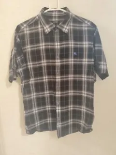 BURBERRY　メンズ　チェックシャツ　BLACK　LABELのサムネイル