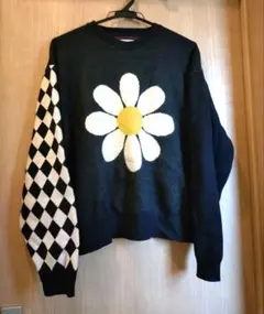 jouetie❤️デイジーチェッカーニット