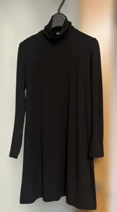UNIQLO HEATTECH ブラック 長袖チュニック M