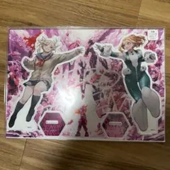 原画展 ヒロアカ アクリルMEGAフィギュア 麗日お茶子 トガヒミコ