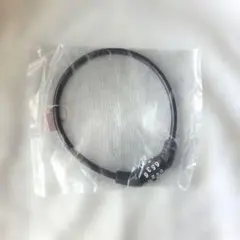 【新品未使用】 ダイヤル式 ワイヤーロック ブラック 自転車用のサムネイル