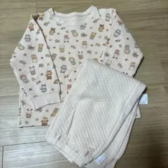 UNIQLO ユニクロ　キルトパジャマ　セット 110 シルバニアファミリー