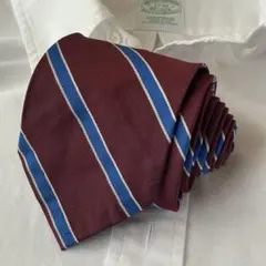 Brooks Brothers ピュアシルク BB1 レップタイ バーガンディ - メルカリ