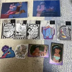 アラジン ジャスミン ジーニー アリエル ナイトメアステッカーセット