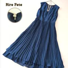 美品 Rire Feteꕤプリーツ ロンングワンピース パーティドレス 38のサムネイル