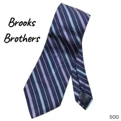 USA製 Brooks Brothers シルクネクタイ レジメンタル 紺