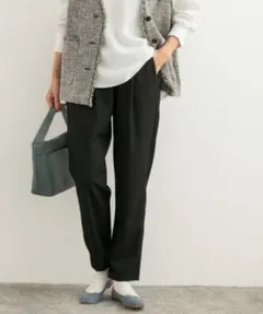 URBANRESEARCHDOORS ツイルストレッチテーパードイージーパンツ