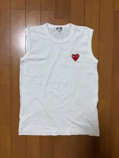 PLAY COMME des GARCONS ノースリーブ ホワイト M