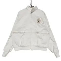 90sUSA製 ジャケット ブルゾン エッジウォーターカジノ 刺繍 g64①