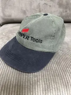 ヴィンテージ　企業ロゴ　トラッカー　キャップ　帽子