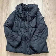 BeBe 黒 中綿コート フード付き