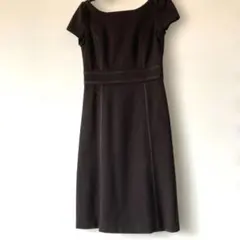 アンサンブルスーツ。フレンチスリーブワンピースとジャケット。サイズ38