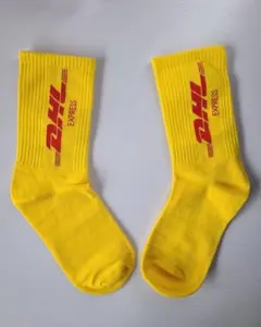 DHL ロゴ ソックス イエロー