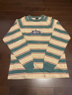 HUF 長袖ボーダーロンT M