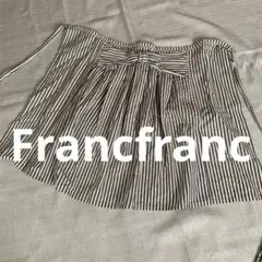FRANCFRANC フランフランショートエプロン ストライプのサムネイル