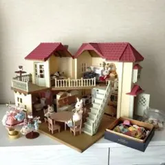 シルバニアファミリー 人形と家具とハウスセットおまとめセット