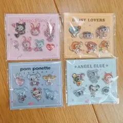 ナルミヤキャラクターズ ぷっくりシール 4枚セット　コンプリート