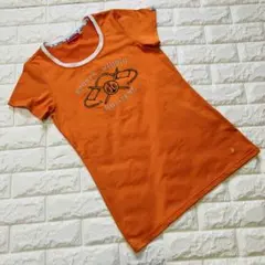 Huitieme ウィッテム　 半袖 Tシャツ　オレンジ LLサイズのサムネイル