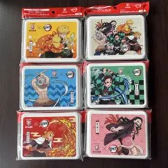 サントリー　鬼滅の刃オリジナル折りたたみ 式ランチボックス全6種セットのサムネイル