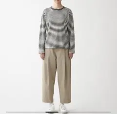 無印良品　スムース編み長袖ＴシャツM