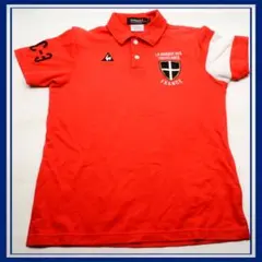 le coq sportif　ルコックスポルティフ　ポロシャツ　レッド　Mサイズのサムネイル