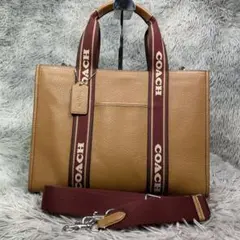 美品 COACH コーチ Smith トートバッグ ショルダーバッグ 2way