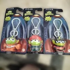 Pixar Remix キーホルダー 3種セットコスチュームエイリアンのサムネイル