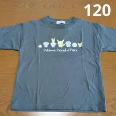 【新品】 ポケピース Tシャツ グレー　120センチのサムネイル