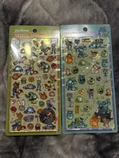 【国内正規品】ボンボンドロップシール　モンスターズインク　ズートピア　2種セット