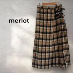 チェックフレアスカート