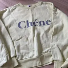PINK-latte スウェット Chéneロゴ パステルイエロー Mのサムネイル