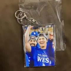 大谷翔平LA Dodgers & NY Yankees 応援キーホルダーセット