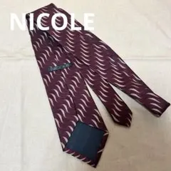 NICOLE 波模様 ネクタイのサムネイル