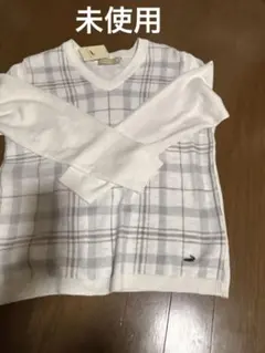 Crocodile ニット　チェック　未使用