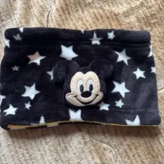 ミッキーマウス フリースマフラー 星柄