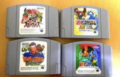 任天堂64 レトロゲーム 本体対応　ソフト4本