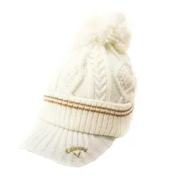 ★新品 5,720円★ Callaway ★ 防寒対策！あったかゴルフニット帽★