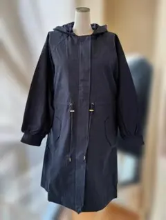 ★新品訳価値有★ネイビーＬ★中綿ライナー付き春コート★定価￥１４９００